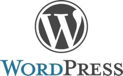 Wordpress logo stacked rgb