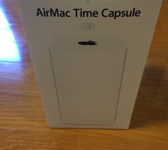 TimeCapsuleが壊れたのでTimeCapsuleを買いました。