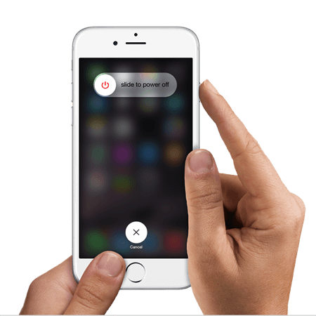 Iphone6 hands power off