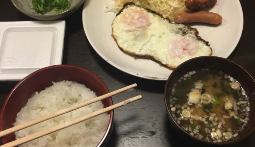 松屋のソーセージエッグ定食を作ってみた！