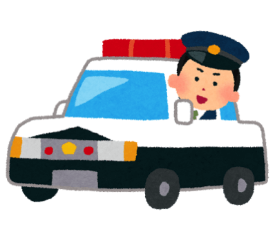 Police patocar man