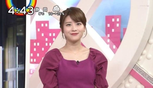 女子アナは貧乳で内斜視？