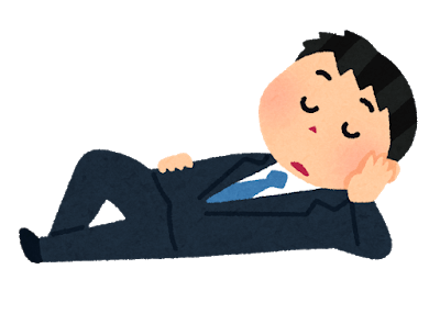 Sleep gorogoro businessman