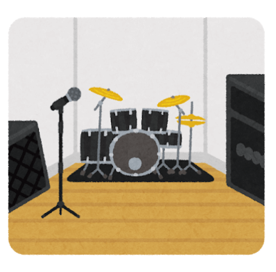 Music band studio